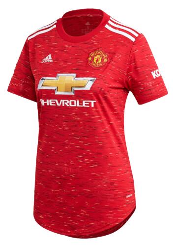 Women 20-21 Manchester United Home Soccer Jersey Shirt